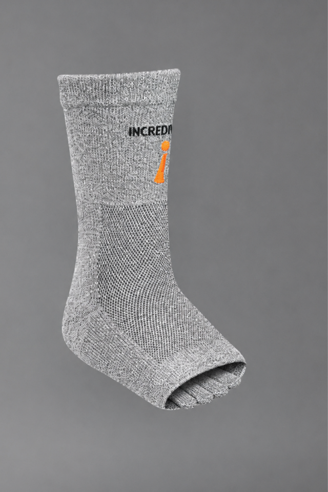 INCREDIWEAR 7/24 Infrared Kızılötesi Dolaşımı Destekleyen Premium Ayak Bileği Koruyucu Ve Dolaşım Çorabı